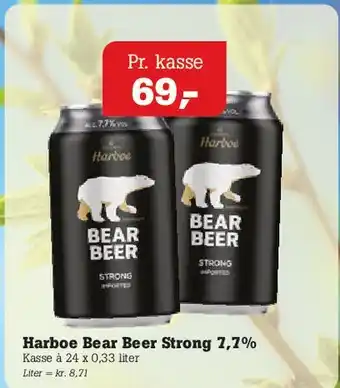 Poetzsch Padborg Harboe Bear Beer Strong 7,2% tilbud