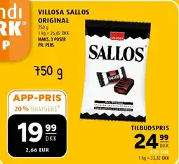 Scandinavian Park Villosa Sallos Original 750 g tilbud