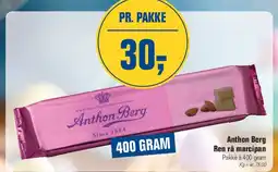 Otto Duborg Anthon Berg Ren marcipan 400 gram tilbud