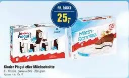 Otto Duborg Kinder Pingui eller Milch-Schnitte tilbud