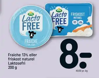 REMA 1000 Fraiche 13% eller friskost naturel Laktosefri tilbud