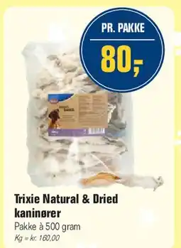 Otto Duborg Trixie Natural & Dried (kanin) tilbud