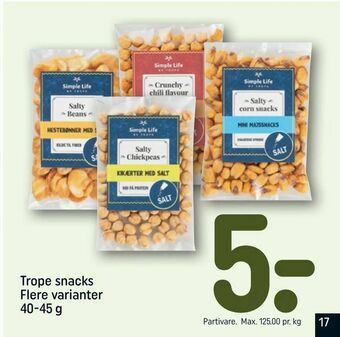 REMA 1000 Trope snacks tilbud