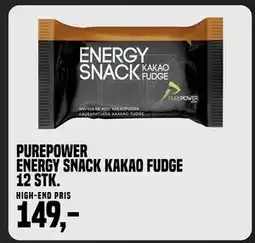 Børkop Cykler PurePower Energy Snack Kakao Fudge 12 stk tilbud