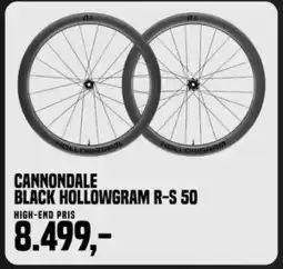 Børkop Cykler Cannondale Black Hollowgram R-s 50 tilbud