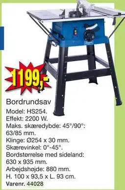 Harald Nyborg Bordrundsav tilbud