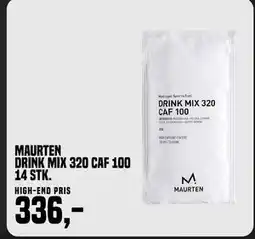Børkop Cykler Maurten Drink Mix 320 Caf 100 14 stk tilbud