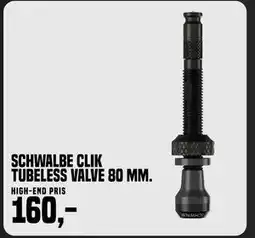 Børkop Cykler Schwalbe Clik Tubeless Valve 80 mm tilbud