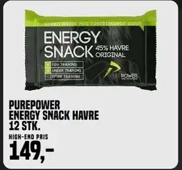 Børkop Cykler PurePower Energy Snack Havre 12 stk tilbud