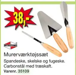Harald Nyborg Murerværktøjssæt tilbud