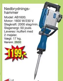 Harald Nyborg Nedbrydningshammer tilbud