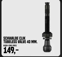 Børkop Cykler Schwalbe Clik Tubeless Valve 40 mm tilbud