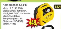 Harald Nyborg Kompressor 1,5 HK tilbud