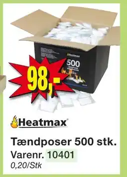 Harald Nyborg Tændposer 500 stk tilbud