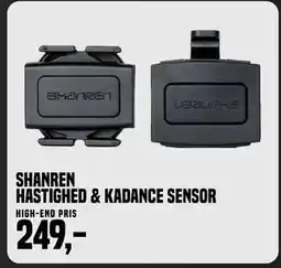 Børkop Cykler Shanren Hastighed & kadance sensor tilbud