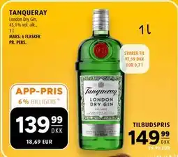 Scandinavian Park TANQUERAY London Dry Gin tilbud