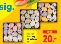 Lidl LIVARNOⓇ Påskeæg til ophæng tilbud