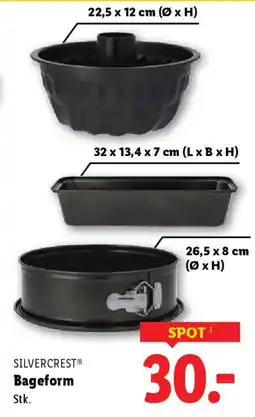 Lidl SILVERCREST® Bageform tilbud