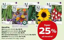 SuperBrugsen Havefrø tilbud