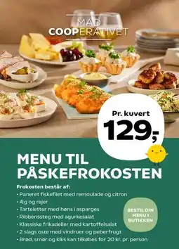 SuperBrugsen MENU TIL PÅSKEFROKOSTEN tilbud