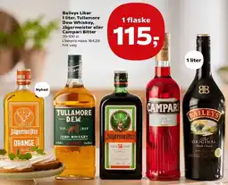 SuperBrugsen Baileys / Tullamore D.E.W. / Jägermeister / Campari tilbud