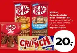 SuperBrugsen KitKat / Crunch plader tilbud