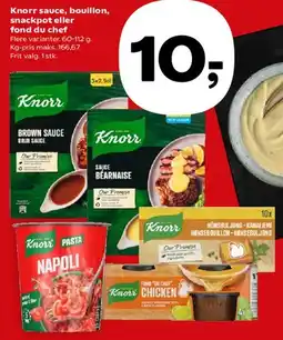 SuperBrugsen Knorr sauce, bouillon eller fond tilbud