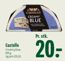 Min Købmand Castello Creamy Blue tilbud