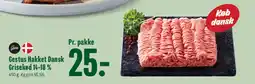 Min Købmand Hakket Dansk Grisekød 14-18% tilbud