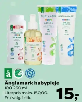 Kvickly Änglamark babypleje tilbud