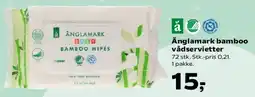 Kvickly Änglamark bamboo wipes tilbud