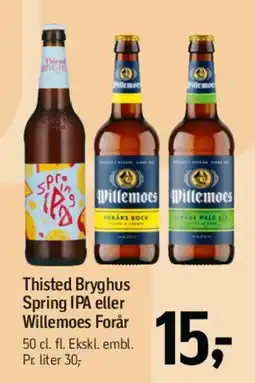 Føtex Thisted Bryghus / Willemoes - Spring IPA / Forår tilbud