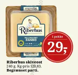 Dagli'Brugsen Riberhus skiveost tilbud