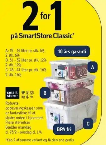 Føtex SmartStore Classic (opbevaringskasser) tilbud