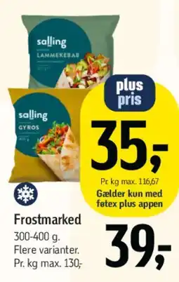 Føtex Frostmarked (flere varianter) tilbud