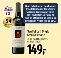 Føtex San Felice Il Grigio Gran Selezione tilbud