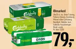 Føtex Ølmarked - 18x33 cl dåser tilbud