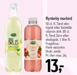 Føtex Rynkeby marked / Frugtbrus tilbud