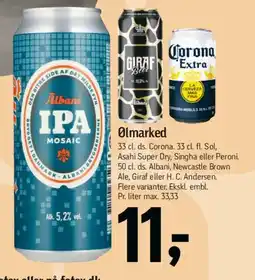 Føtex Albani IPA (dåse) / Ølmarked 33 cl tilbud