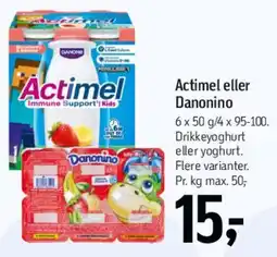 Føtex Actimel / Danonino tilbud