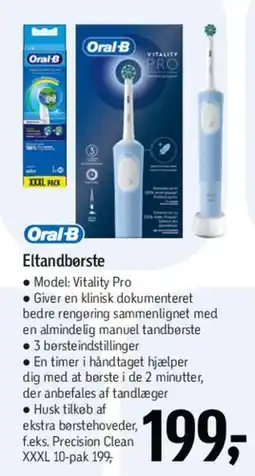 Føtex Eltandbørste - Vitality Pro tilbud