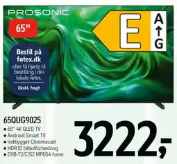 Føtex Prosonic 65 4K QLED TV (65UG9025) tilbud