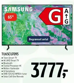 Føtex Samsung 65 TU65CU7095 4K UHD Smart TV tilbud
