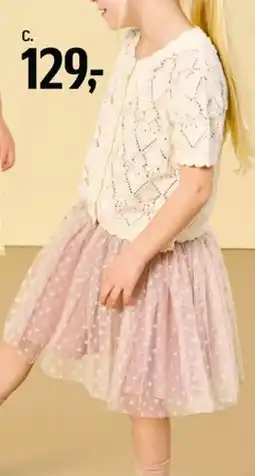 Føtex Girls pink tulle skirt tilbud