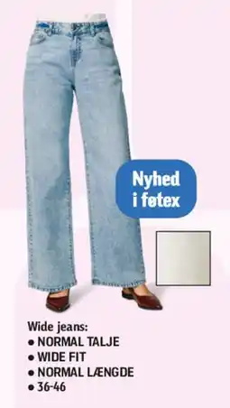 Føtex Wide jeans tilbud