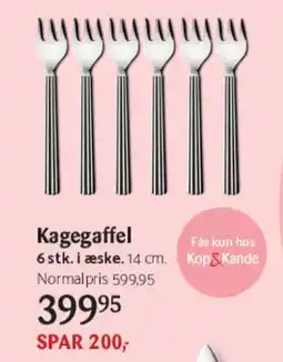 Kop & Kande Kagegaffel (6 stk) tilbud