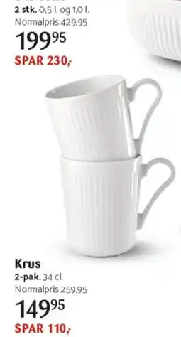 Kop & Kande Krus tilbud