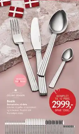 Kop & Kande Bestik (komplet sæt) tilbud