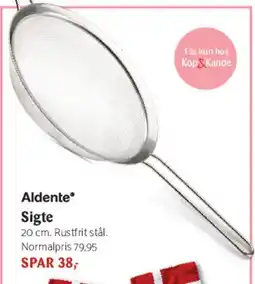 Kop & Kande Aldente Sigte tilbud