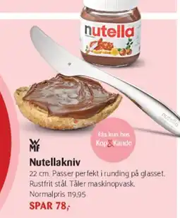 Kop & Kande Nutellakniv tilbud